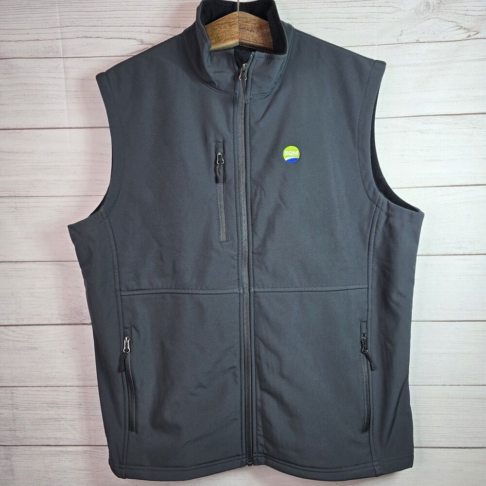 Storm Creek Mens Vest XL Thermolite Insulated Fleece Lined Full Zip Gray NWT